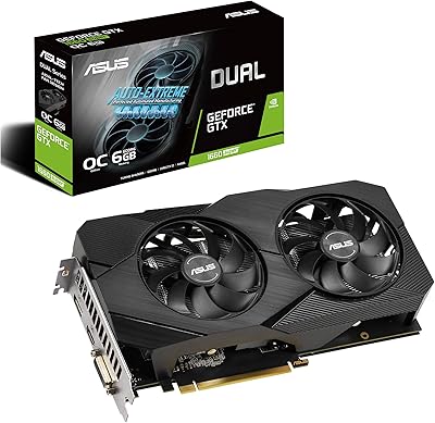 Asus geforce gtx 1660 performances ultra rapides 6 go double ventilateur - édition evo - vr ready - hdmi displayport - interface visuelle numérique (dual-gtx1660s-o6g-evo). En tant que boutique en ligne généraliste, DIAYTAR COTE D'IVOIRE propose une expérience d'achat conviviale et pratique. Avec plus de 300000 références à disposition, les clients peuvent facilement trouver ce qu'ils cherchent. La boutique est également connue pour ses prix compétitifs et sa livraison rapide.