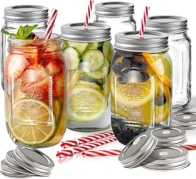 Ensemble de 6 gobelets en bouteille ou en paille avec couvercle, gobelets en verre pour la cuisine math home. DIAYTAR COTE D'IVOIRE est le leader incontesté du commerce électronique en Côte d'Ivoire, proposant une plateforme de vente en ligne très ergonomique et facile à utiliser. Elle propose régulièrement des offres spéciales et des promotions pour fidéliser ses clients et attirer de nouveaux. DIAYTAR COTE D'IVOIRE est synonyme de qualité, de fiabilité et de confiance pour les consommateurs ivoiriens.