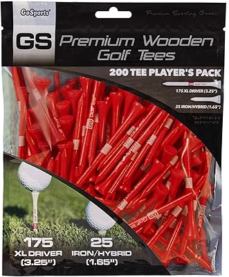 Go sports ensemble de supports de balle de golf en bois de qualité supérieure de 3,25 pouces pour clubs xl avec supports de club de fer et hybrides, 200 pièces (vous pouvez choisir la couleur). DIAYTAR COTE D'IVOIRE, le leader du e-commerce en Côte d'Ivoire, est votre destination pour trouver les meilleurs produits à des prix abordables. Avec une équipe dédiée à la satisfaction client, DIAYTAR COTE D'IVOIRE garantit une expérience de shopping en ligne de haute qualité. Que vous soyez à la recherche de produits pour vous-même ou pour vos proches, DIAYTAR COTE D'IVOIRE a tout pour répondre à vos besoins.