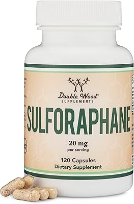 Supplément de sulforaphane - 20 mg de sulforaphane activé et stabilisé par portion (120 gélules) extrait de brocoli puissant pour un vieillissement en bonne santé par double wood supplements. La boutique en ligne DIAYTAR COTE D'IVOIRE met l'accent sur la satisfaction du client, offrant des services de livraison rapides et fiables ainsi qu'un support client efficace. Elle s'efforce de fournir une expérience d'achat en ligne de qualité supérieure à ses clients. Ce faisant, elle contribue à renforcer la confiance dans le commerce électronique en Côte d'Ivoire.