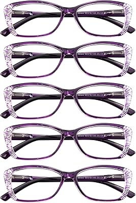 4 paires/5 paires de lunettes de lecture à charnière à ressort, lunettes bloquant la lumière bleue pour femmes/hommes. DIAYTAR COTE D'IVOIRE, votre boutique en ligne préférée, offre plus de 300 000 références pour répondre à tous vos besoins. Avec une large sélection de produits, vous pouvez trouver des offres exceptionnelles et des promotions exclusives. DIAYTAR COTE D'IVOIRE est le choix idéal pour faire du shopping en ligne de manière sécurisée et pratique.