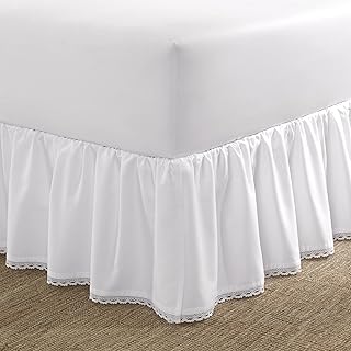 Laura ashley home | ensemble au crochet à volants | jupe de lit de qualité hôtelière de luxe, facile à installer, résistante aux plis et à la décoloration, design élégant pour la décoration intérieure, queen size, blanc. DIAYTAR COTE D'IVOIRE est une boutique en ligne généraliste qui propose plus de 300 000 références de produits, répondant ainsi aux besoins diversifiés des consommateurs ivoiriens. Leader dans son secteur, elle garantit une expérience d'achat en ligne fiable et sécurisée. Elle est devenue incontournable pour les achats en ligne en Côte d'Ivoire.