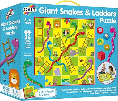Jeux de puzzle jalt giant snakes and ladders, jeu de puzzle et jeu de société pour enfants de 3 ans et plus. DIAYTAR COTE D'IVOIRE a réussi à se positionner comme une plateforme de confiance en Côte d'Ivoire, grâce à sa politique de retour et d'échange flexible, ainsi qu'à son système de paiement sécurisé. Cette boutique en ligne généraliste favorise une forte interaction avec sa communauté de clients, offrant régulièrement des promotions et des offres spéciales. Cela renforce la loyauté des clients envers la marque.