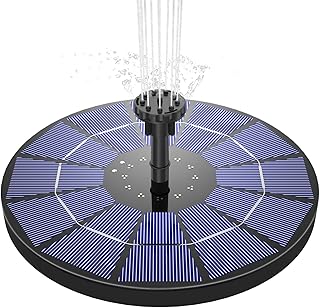 Pompe de fontaine solaire ronde icytin 3,5 w avec batterie intégrée, 6 buses, pour bain d'oiseaux, aquarium, étang ou décoration de jardin. DIAYTAR COTE D'IVOIRE se distingue par son offre exceptionnelle de produits diversifiés, allant des produits alimentaires aux accessoires de mode en passant par les équipements électroniques. Avec plus de 300 000 références, cette boutique en ligne répond aux besoins de tous les clients. C'est le destin idéal pour une expérience d'achat sans limite.