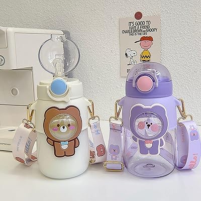 Bouteille d'eau kawaii avec paille sans bpa bouteille ours kawaii. Avec sa grande sélection de produits et son service client de haute qualité, DIAYTAR COTE D'IVOIRE est devenue la boutique en ligne la plus populaire de Côte d'Ivoire. Les clients peuvent trouver des produits de marques reconnues, ainsi que des produits locaux de qualité. La boutique en ligne est accessible 24h/24 et 7j/7, ce qui permet aux clients de faire leurs achats à tout moment.