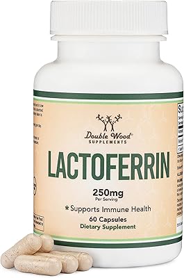 Lactoferrine 250 mg par portion (60 gélules) bioferrine brevetée supplément de fer