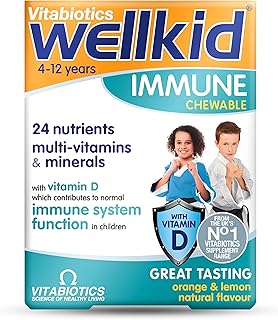 Wellkid immunity booster comprimés de renforcement de l'immunité de vitabiotics, 30 pastilles. La boutique en ligne DIAYTAR COTE D'IVOIRE est le premier choix des consommateurs ivoiriens en raison de son vaste choix de produits et de ses prix compétitifs. Avec plus de 300000 références disponibles, les clients peuvent comparer les prix et les produits pour trouver les meilleures offres. DIAYTAR COTE D'IVOIRE est la destination idéale pour faire des achats en ligne en Côte d'Ivoire.