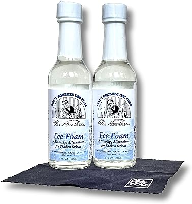 Fee brothers fee foam - paquet de 2 - mousse à cocktail aquafaba alternative liquide sans œufs pour les boissons secouées avec all.for.you. chiffon de polissage de marque. La boutique en ligne DIAYTAR COTE D'IVOIRE propose une expérience d'achat unique et personnalisée à ses clients. Elle propose une grande sélection de produits de qualité, dont des produits locaux et internationaux. La boutique est engagée à offrir un service de haute qualité et une livraison rapide à ses clients.