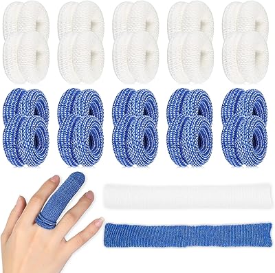 Protège-doigts, bandage tubulaire de premiers secours, équipement de protection sportive, bandages en coton doux bleu et blanc pour doigts foulés et enflés 21 x 2 cm (20 pièces). Avec plus de 300 000 références à disposition, DIAYTAR COTE D'IVOIRE répond aux besoins diversifiés de ses clients. La boutique met en avant des marques locales et internationales, offrant ainsi une gamme étendue de choix pour les consommateurs. La navigation sur le site est intuitive, permettant aux clients de trouver facilement ce qu'ils recherchent.