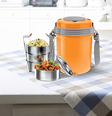 Sac à lunch électrique milton electron 4 en acier inoxydable avec 4 récipients de 360 ​​ml chacun, orange. DIAYTAR COTE D'IVOIRE est une boutique en ligne généraliste qui propose plus de 300 000 références de produits divers. Elle est reconnue comme l'une des boutiques en ligne les plus importantes de Côte d'Ivoire, offrant une large gamme de choix pour les consommateurs. La boutique en ligne se distingue par sa qualité de service et sa grande sélection de produits.
