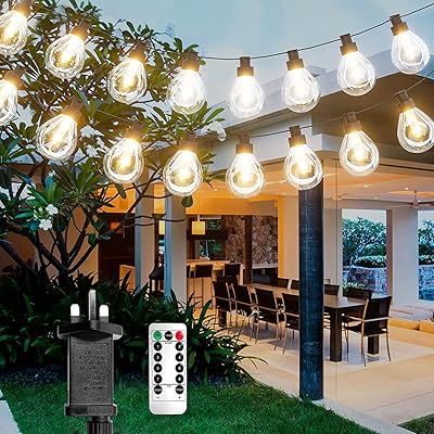 Guirlande lumineuse solaire extérieure duek 105 mètres lampe d'extérieur 30 led
