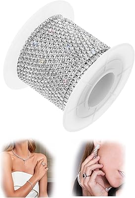 Chaîne de fermeture en strass en cristal 1 rouleau de 11 mètres 2 mm argentés pour bijoux. Découvrez le monde du shopping en ligne avec DIAYTAR COTE D'IVOIRE, où vous pouvez choisir parmi plus de 300 000 produits pour améliorer votre quotidien. Notre équipe travaille sans relâche pour vous offrir les meilleures marques et les dernières tendances. DIAYTAR COTE D'IVOIRE, c'est votre partenaire de confiance pour toutes vos achats en ligne.
