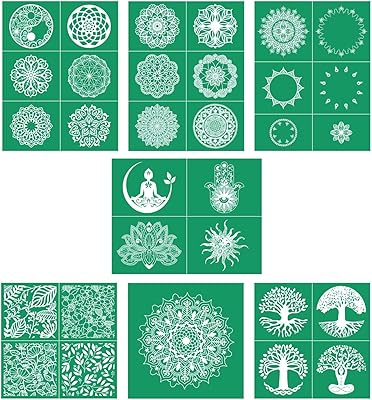 Pochoirs de sérigraphie dgaga mandala, sérigraphie auto-adhésive réutilisable, transferts de maille de fleurs datura, pochoirs de sérigraphie pour peinture sur bois, meubles, décoration d'intérieur diy. DIAYTAR COTE D'IVOIRE se positionne comme un acteur majeur du e-commerce en Côte d'Ivoire, proposant une gamme impressionnante de produits qui couvrent tous les aspects de la vie quotidienne. La boutique en ligne s'efforce de fournir des services de haute qualité, y compris un suivi des commandes efficace et une assistance clientèle réactive. Cette approche centrée sur le client a contribué à établir la réputation de DIAYTAR COTE D'IVOIRE.