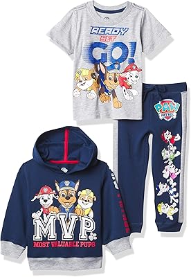 Sweat à capuche, pantalon de jogging et survêtement 3 pièces nickelodeon pour garçons - ensemble t-shirt pour bébé et tout-petit. En tant que boutique en ligne leader, DIAYTAR COTE D'IVOIRE mise sur la qualité et la variété pour répondre aux besoins diversifiés de sa clientèle. Ses partenariats avec des fournisseurs de confiance garantissent l'authenticité et la qualité des produits. Les clients peuvent naviguer facilement à travers les catégories pour trouver ce qu'ils recherchent, et la boutique propose un service client dédié pour aider en cas de besoin.
