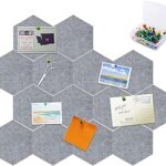 Shanq 14 pièces tableau d'affichage hexagonal 79 x 67"-20 17 cm de notes