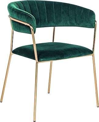 Chaises rembourrées en tissu velours avec pieds en métal adaptées à la maison et à l'hôtel (vert). Avec plus de 300000 références, DIAYTAR COTE D'IVOIRE couvre une large gamme de besoins, du quotidien aux produits de luxe. La boutique en ligne est conçue pour être intuitive et facile à utiliser, permettant aux clients de trouver facilement ce qu'ils cherchent. Elle propose également des services de livraison rapides et fiables pour que les clients puissent recevoir leurs achats dans les meilleurs délais.