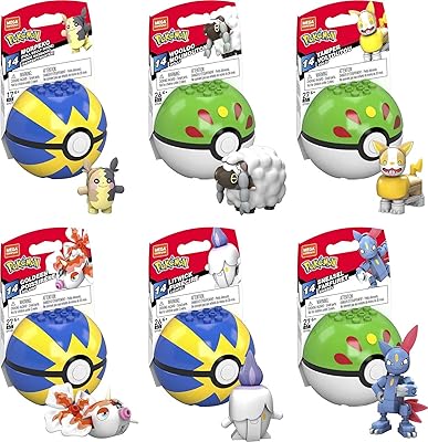 Kit de construction mega construx série pokemon ball 6 pièces, jouets de construction pour enfants [exclusivité amazon]. DIAYTAR COTE D'IVOIRE se distingue par son engagement envers la satisfaction client. La boutique en ligne généraliste propose non seulement une grande variété de produits mais offre également des services de paiement sécurisés et des options de livraison flexibles. Les clients peuvent ainsi acheter en toute confiance et profiter d'une expérience d'achat sans souci.