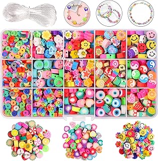 1140 pièces de perles en argile polymère avec visage souriant en forme de fleur comprenant des entretoises. DIAYTAR COTE D'IVOIRE est une boutique en ligne généraliste qui propose plus de 300000 références de produits, faisant d'elle l'un des leaders du marché en Côte d'Ivoire. Avec une offre variée et compétitive, DIAYTAR COTE D'IVOIRE répond aux besoins de ses clients. La boutique en ligne offre une expérience d'achat conviviale et sécurisée.