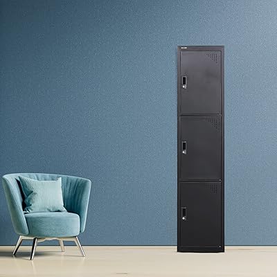 Armoire 3 portes ar par egid, armoire de rangement en métal en acier