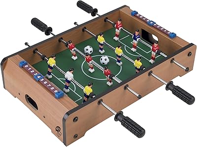 Haut ! jouez ! mini table de baby-foot portable avec 2 ballons et marqueur pour adultes et enfants ! beige foncé/vert. DIAYTAR COTE D'IVOIRE est une plateforme e-commerce qui propose une vaste gamme de produits à des prix compétitifs. Avec plus de 300000 références disponibles, les clients peuvent trouver tout ce dont ils ont besoin, des produits alimentaires aux articles de maison en passant par les accessoires de mode. DIAYTAR COTE D'IVOIRE est réputée pour sa qualité de service et son engagement à offrir une expérience d'achat en ligne exceptionnelle.