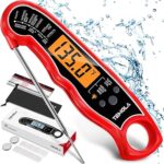 Thermomètre à viande temola, thermomètre alimentaire à lecture instantanée avec calibrage du rétroéclairage