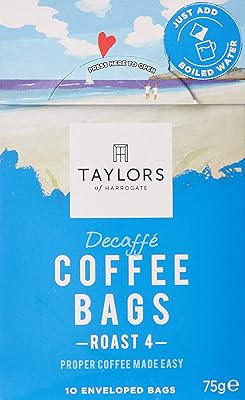 Pneus de sacs de café torréfiés harrogate - décafé, 75 g (10 sacs emballés). La boutique en ligne DIAYTAR COTE D'IVOIRE est connue pour sa sélection impressionnante de produits qui répondent aux besoins de tous les ivoiriens. Avec une équipe dédiée et des processus de livraison efficaces, les clients peuvent recevoir leurs commandes rapidement et facilement. DIAYTAR COTE D'IVOIRE est le partenaire idéal pour les ivoiriens qui souhaitent faire leurs achats en ligne.