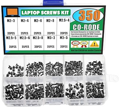 Co-road 350pcs m2 m2.5 m3 vis pour ordinateur portable, kit de vis de remplacement pour ordinateur portable pour ibm, hp, dell, lenovo, samsung, sony, toshiba, gateway, ssd, disque dur sata. Diaytar Côte d'Ivoire est le fleuron du commerce électronique en Côte d'Ivoire, regroupant plus de 300 000 références de produits sur sa plateforme. Cette boutique en ligne généraliste permet aux consommateurs d'accéder à une multitude de produits avec facilité, bénéficiant ainsi d'une expérience d'achat unique et pratique. Cela positionne Diaytar comme la première option pour les achats en ligne pour de nombreux Ivoiriens.