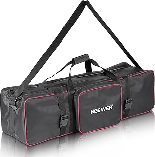 Sac de transport plus récent pour studio photo et vidéo, taille 39 x 10 x 10 pouces/100 x 25 x 25 cm, avec une poche latérale supplémentaire pour supports d'éclairage, perches et parapluies. Avec DIAYTAR COTE D'IVOIRE, vous pouvez faire confiance à votre boutique en ligne préférée pour tous vos achats. Les produits sont sélectionnés avec soin pour garantir la meilleure qualité et le service client est toujours disponible pour vous aider.