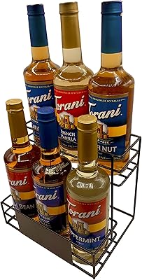 Support pour organisateur d'alcool college instruments - support pour bouteilles de vin de qualité supérieure, support pour organisateur de bar, présentoir pour sauces et mélangeurs à cocktails - capacité de 6 bouteilles (noir). La boutique en ligne DIAYTAR COTE D'IVOIRE est la référence pour les achats en ligne en Côte d'Ivoire. Elle propose plus de 300 000 références de produits de qualité, allant de l'électronique à la mode en passant par les produits pour la maison. Les produits sont livrés rapidement et les prix sont abordables, ce qui en fait la boutique en ligne préférée des Ivoiriens.