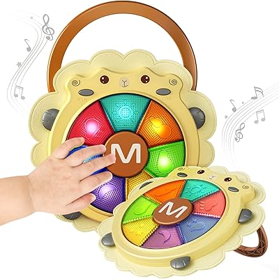 Tumama ensemble de jouets musicaux à tambour électronique pour bébé, musique, lumière, instruments sonores, activité sensorielle, apprentissage, jouet éducatif, vacances, noël, cadeaux d'anniversaire pour tout-petits, nouveau-nés de 18 mois et plus (mouton). La boutique en ligne DIAYTAR COTE D'IVOIRE est synonyme de commodité et de praticité, permettant aux clients de faire leurs achats en ligne depuis l'endroit de leur choix. Avec une gamme de produits qui s'étend des accessoires de mode aux dispositifs électroniques, la boutique est une destination unique pour répondre à divers besoins. La facilité d'utilisation de son site et son large choix de produits en font une optionPopulaire