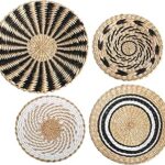 Panier de décoration murale boho lashay 4 pièces, fait à la main à