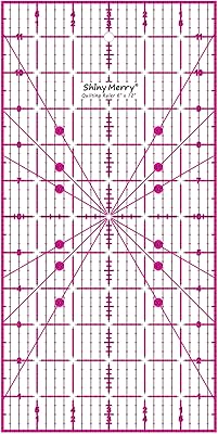 Règle de quilting règles de couture en maille antidérapante découpées au laser