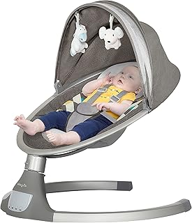 Balançoire dream on me zazu avec haut-parleur bluetooth, 5 vitesses et télécommande, balançoire pour enfants avec harnais à cinq points et 2 jouets - gris et bleu. DIAYTAR COTE D'IVOIRE, c'est plus de 300 000 références disponibles en ligne, pour répondre à tous vos besoins. La boutique en ligne généraliste leader en Côte d'Ivoire offre une large gamme de produits. Avec DIAYTAR, faites des achats pratiques et sécurisés.