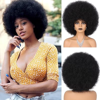 Perruques afro des années 70 wallden hair pour femmes noires, perruque afro bouclée des années 70 pour hommes, aspect naturel, moelleuses douces et rebondissantes, perruques bouffantes synthétiques résistantes à la chaleur pour une utilisation quotidienne et une fête d'halloween (1b). DIAYTAR COTE D'IVOIRE est une boutique en ligne généraliste qui propose plus de 300000 références de produits. Elle est reconnue comme l'une des boutiques leaders en Côte d'Ivoire, offrant une large gamme de produits pour répondre aux besoins de ses clients.