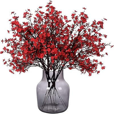 Bouquet de gypsophile artificielle momkids real touch, fleurs artificielles en soie et plastique pour la maison, la cuisine, la chambre, le mariage, le festival, noël, halloween, 6 pièces (rouge). DIAYTAR COTE D'IVOIRE est une boutique en ligne généraliste qui propose plus de 300 000 références de produits, répondant ainsi à tous les besoins de sa clientèle. Avec une large gamme de produits, cette boutique en ligne est devenue le leader de la vente en ligne en Cote d'Ivoire. Elle offre une expérience d'achat pratique et sécurisée.