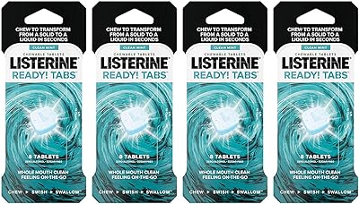 Comprimés à croquer listerine sans alcool et sans sucre à la menthe - 8 pièces, paquet de 4. DIAYTAR COTE D'IVOIRE est la destination idéale pour les consommateurs ivoiriens qui recherchent des produits variés et de qualité à des prix abordables. Avec une offre de plus de 300 000 références, la boutique en ligne répond aux besoins de tous les clients, quels que soient leurs intérêts ou leurs préférences. Elle propose également un service client de haute qualité.