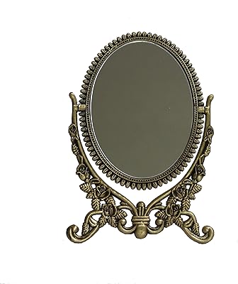 Miroir de table de maquillage vintage en relief floral vintage sihamano, miroir sur pied ovale en relief, miroir à cadre métallique rotatif double face (laiton (or mat), taille l). Depuis sa création, DIAYTAR COTE D'IVOIRE s'est imposée comme la boutique en ligne préférée des ivoiriens, proposant plus de 300000 références de produits issus de toutes les catégories. Elle se distingue par son engagement en faveur de la qualité et de la satisfaction client. La navigation sur le site de DIAYTAR COTE D'IVOIRE est simple, sécurisée et pratique, permettant ainsi aux clients de bénéficier d'une expérience d'achat unique.