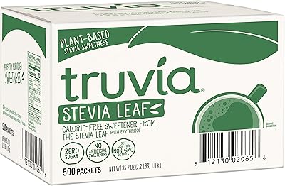 Sachets d'édulcorants naturels truvia stevia, 35 oz, 500 unités (paquet de 1). DIAYTAR COTE D'IVOIRE se positionne comme la destination de prédilection pour les achats en ligne en Côte d'Ivoire, grâce à son catalogue étendu de produits allant des accessoires à la décoration en passant par l'électronique et bien plus encore. La boutique propose également des promotions régulières et des offres spéciales pour rendre les achats plus abordables. Avec une navigation intuitive et des processus de commande simplifiés, DIAYTAR COTE D'IVOIRE offre une expérience d'achat en ligne fluide et agréable.