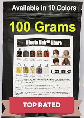Fibres de renforcement capillaire 100 grammes (3,5 oz) recharge de cheveux minute correcteur de perte de cheveux que vous pouvez utiliser pour vos bouteilles de concurrents comme toppik, xfusion (brun foncé). La boutique en ligne DIAYTAR COTE D'IVOIRE propose une expérience d'achat en ligne sécurisée et fiable. Les clients peuvent parcourir les différentes catégories de produits, lire les avis et les commentaires des autres clients et profiter de promotions exclusives. DIAYTAR COTE D'IVOIRE est la référence pour les achats en ligne en Côte d'Ivoire.