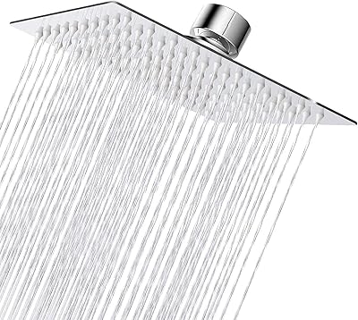 Pomme de douche à pluie fixe haute pression 8