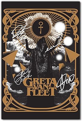 Idfine greta van fleet poster couverture d'album décorations sur toile art mural belles