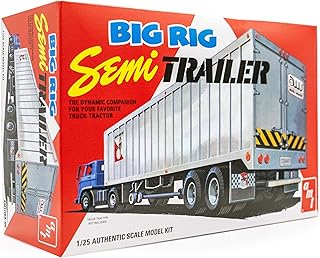 Camion semi-remorque amt big rig - modèle à l'échelle 1/25 - support à