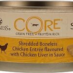 Poulet désossé râpé bien-être au goût de foie en sauce pour chats