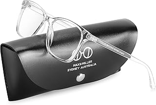 Lunettes anti-lumière bleue max & miller, lunettes carrées anti-fatigue oculaire pour la lecture