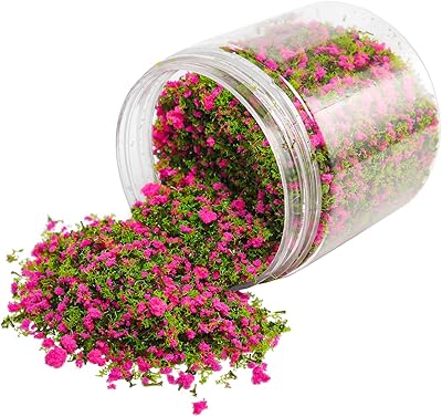 Modèle d'arbre touffeté d'arbre de couleur poudre pour bricolage, modèle d'arbuste miniature