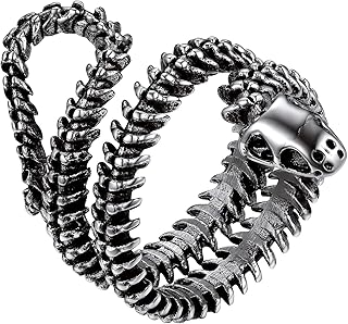 Bagues serpent punk pour hommes et femmes, acier inoxydable/plaqué or 18 carats, taille