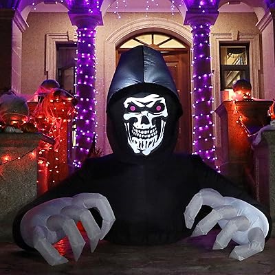 Dr.dudu 5 pieds halloween décoration gonflable faucheuse fantôme effrayant avec lumières led pour jardin extérieur pelouse. En tant que boutique en ligne leader en Côte d'Ivoire, DIAYTAR COTE D'IVOIRE propose une large gamme de produits à des prix compétitifs, ainsi que des services de livraison rapides et fiables. Les clients peuvent profiter de promotions et de réductions régulières, ainsi que d'un programme de fidélité pour les clients réguliers. La boutique est également connue pour son équipe de service client dédiée et disponible.
