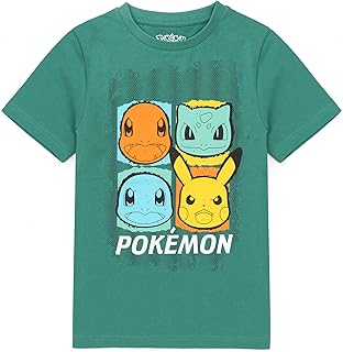 T-shirt pokémon pour garçons | chemise verte ou noire | pikachu carapuce bulbasaur charmander personnages du jeu vêtements marchandises. DIAYTAR COTE D'IVOIRE s'efforce de proposer des prix compétitifs et des promotions régulières, ce qui aide les clients à économiser de l'argent tout en profitant d'une grande variété de produits. La boutique se distingue également par son service client réactif et professionnel, prêt à répondre aux questions et aux préoccupations des clients.