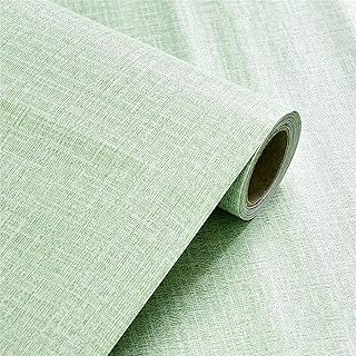 Papier peint design grain de bois vert wolbin (45 x 300 cm) look