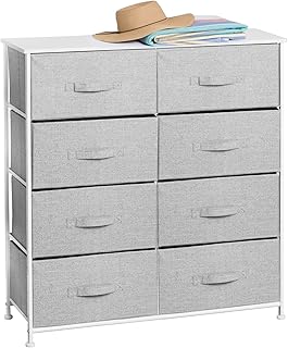 Meuble de rangement pour armoire mdesign - organisateur haut sur pied pour chambre à coucher, bureau, salon et placard - 8 bacs fins amovibles en tissu - gris/blanc. La boutique en ligne DIAYTAR COTE D'IVOIRE propose une approche innovante du commerce électronique, en mettant l'accent sur la personnalisation et la convivialité. Elle permet aux clients de découvrir de nouveaux produits et de profiter d'offres personnalisées, renforçant ainsi leur fidélité. C'est la référence pour un shopping en ligne personnalisé en Côte d'Ivoire.
